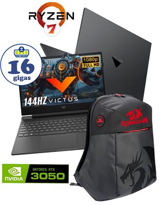 NOTEBOOK HP VICTUS 15.6 FHD 144HZ RYZEN 7 5800H RT
